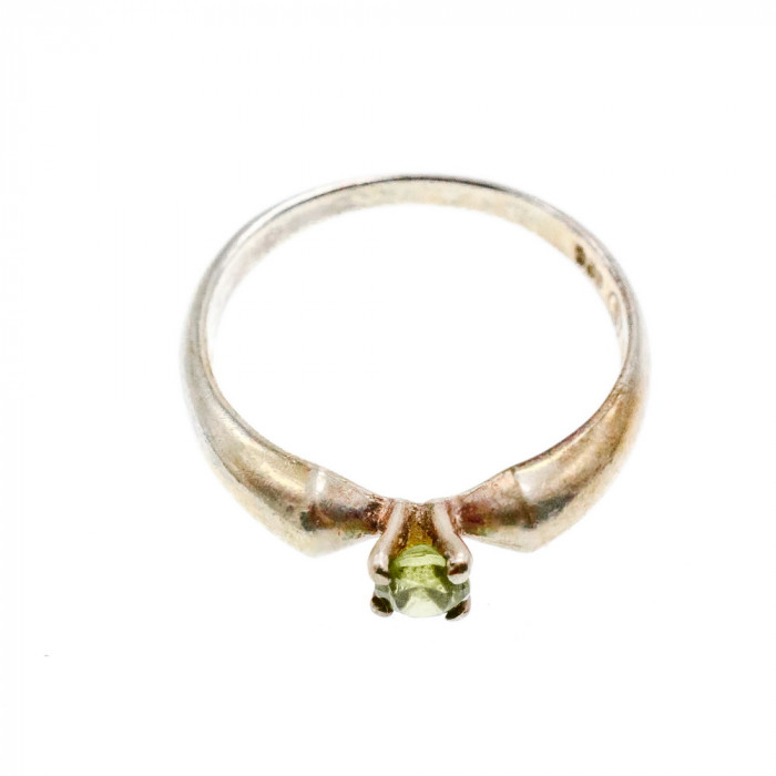 Sky Jewelry Серебряное кольцо с камнем Тсаворит (Цаворит)