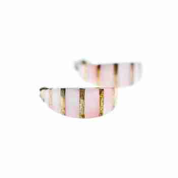 Sky Jewelry Серебряные Серьги-гвоздики с Перламутром 925 проба