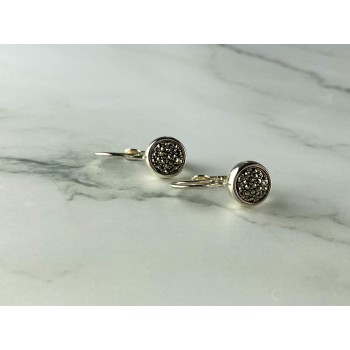 Sky Jewelry Серебряные серьги 925 проба с Марказитом