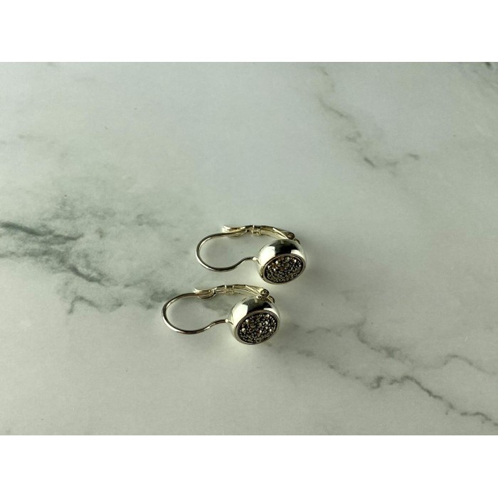 Sky Jewelry Серебряные серьги 925 проба с Марказитом