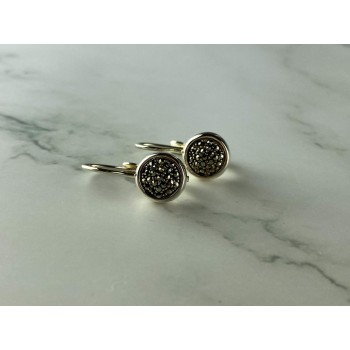 Sky Jewelry Серебряные серьги 925 проба с Марказитом