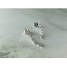 Sky Jewelry Золотые серьги-гвоздики 10К (417 проба)  с  Бриллиантами