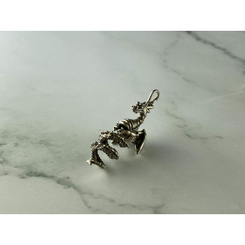 Sky Jewelry Винтажный Серебряный Кулон 925 проба *Дракон