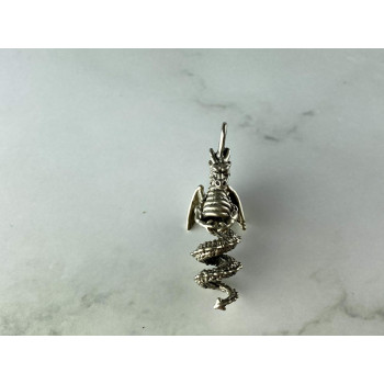 Sky Jewelry Винтажный Серебряный Кулон 925 проба *Дракон