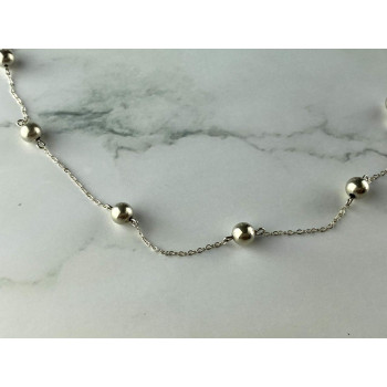 Sky Jewelry Серебряное Ожерелье  925 проба Италия