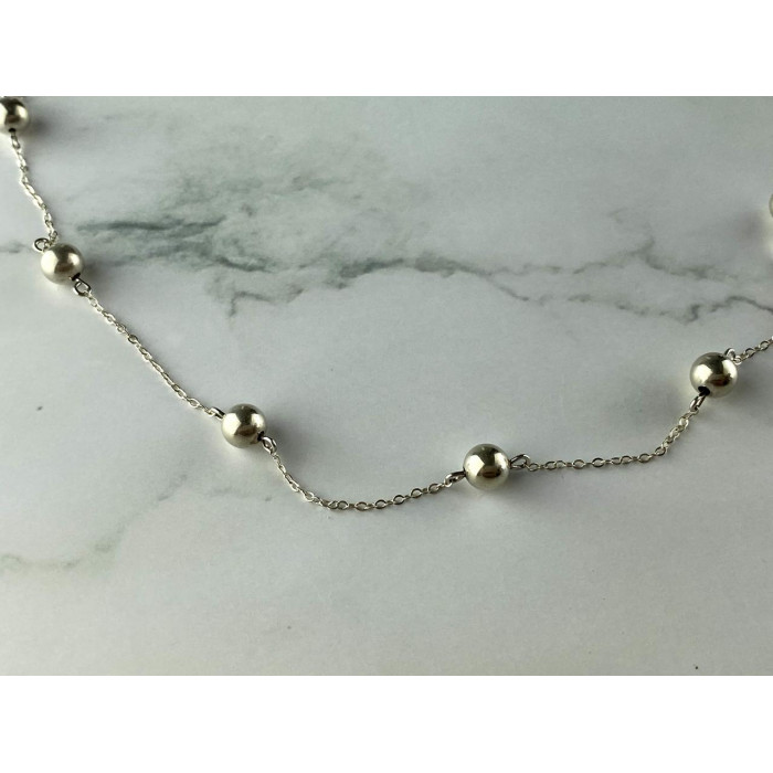 Sky Jewelry Серебряное Ожерелье  925 проба Италия