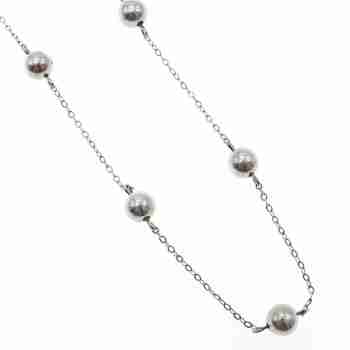 Sky Jewelry Серебряное Ожерелье  925 проба Италия