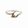 Sky Jewelry Золотое кольцо 14К (585 проба) с Бриллиантами