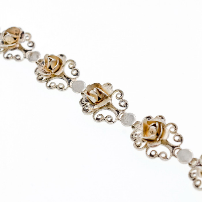 Sky Jewelry Винтажный Серебряный браслет