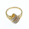 Sky Jewelry Золотое кольцо 10К (417 проба) с Бриллиантами