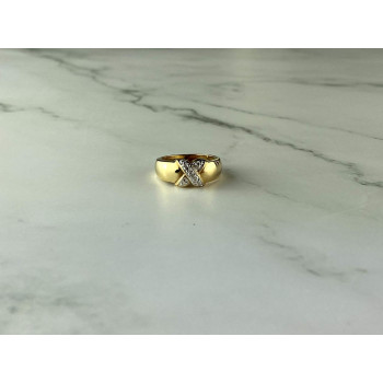 Sky Jewelry Серебряное Кольцо в позолоте 925 проба  *Классика*