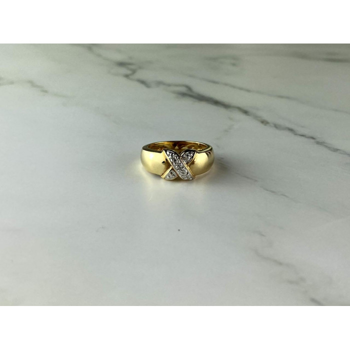 Sky Jewelry Серебряное Кольцо в позолоте 925 проба  *Классика*