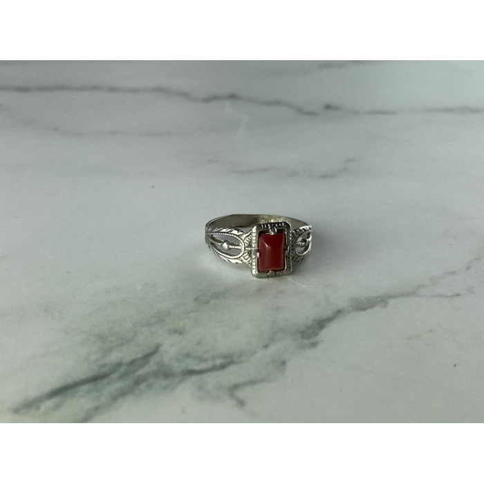 Sky Jewelry Винтажное Серебряное кольцо с Агатом