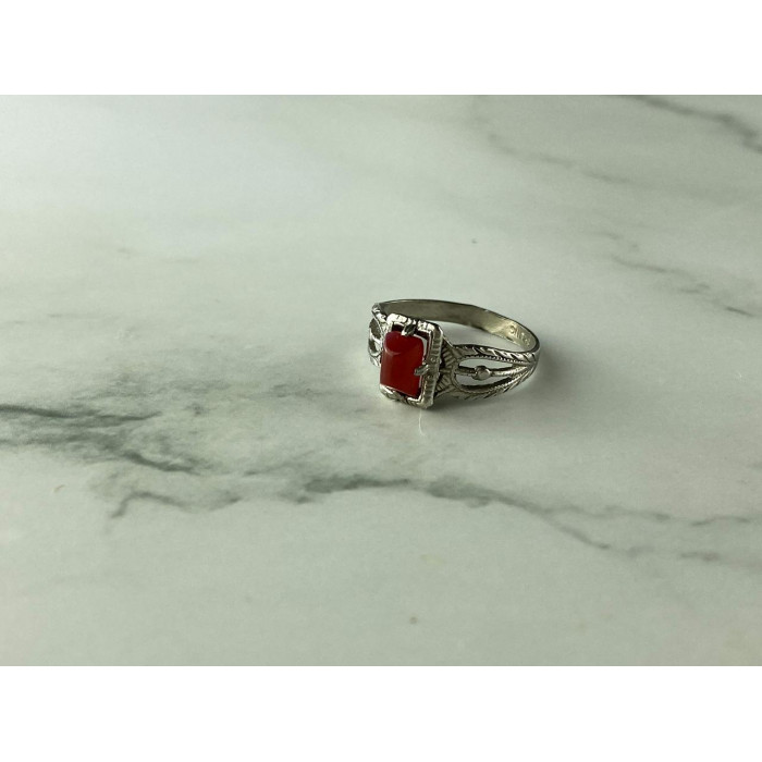 Sky Jewelry Винтажное Серебряное кольцо с Агатом