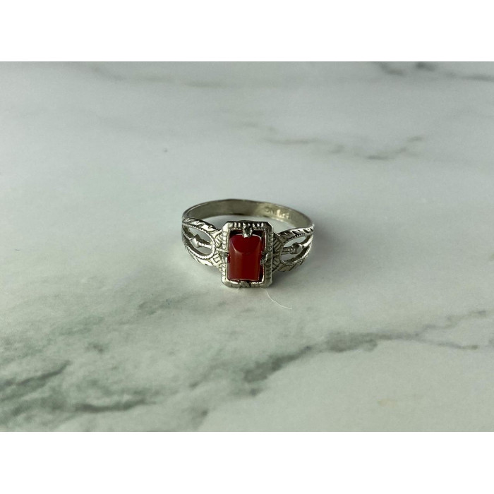 Sky Jewelry Винтажное Серебряное кольцо с Агатом