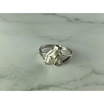 Sky Jewelry Серебряное кольцо 925 пробы  *Обезьяна с ребенком