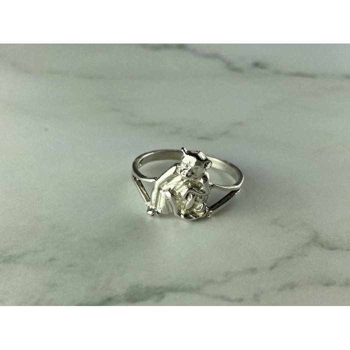 Sky Jewelry Серебряное кольцо 925 пробы  *Обезьяна с ребенком