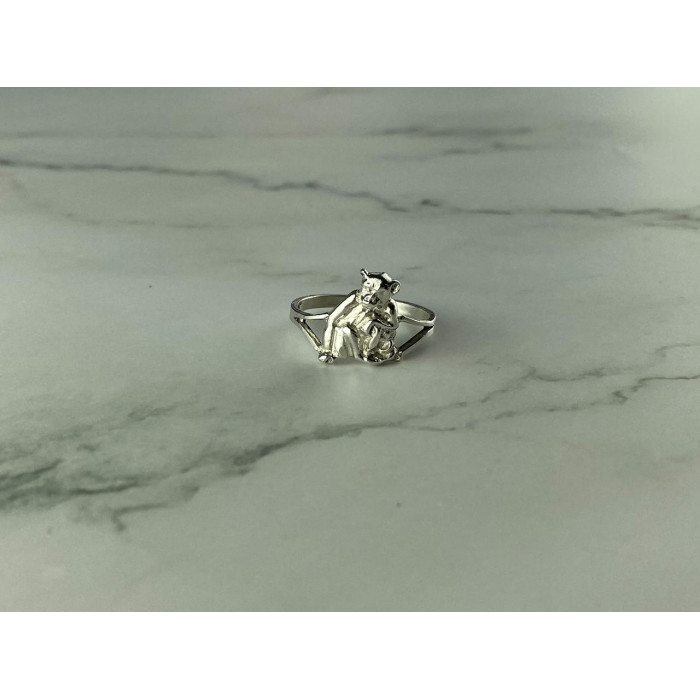 Sky Jewelry Серебряное кольцо 925 пробы  *Обезьяна с ребенком