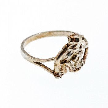 Sky Jewelry Серебряное кольцо 925 пробы  *Обезьяна с ребенком