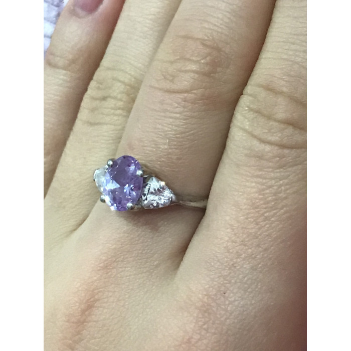 Sky Jewelry Серебряное кольцо 925 пробы с фианитами