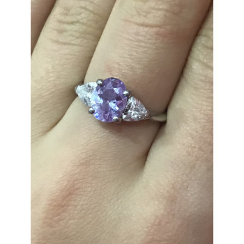 Sky Jewelry Серебряное кольцо 925 пробы с фианитами