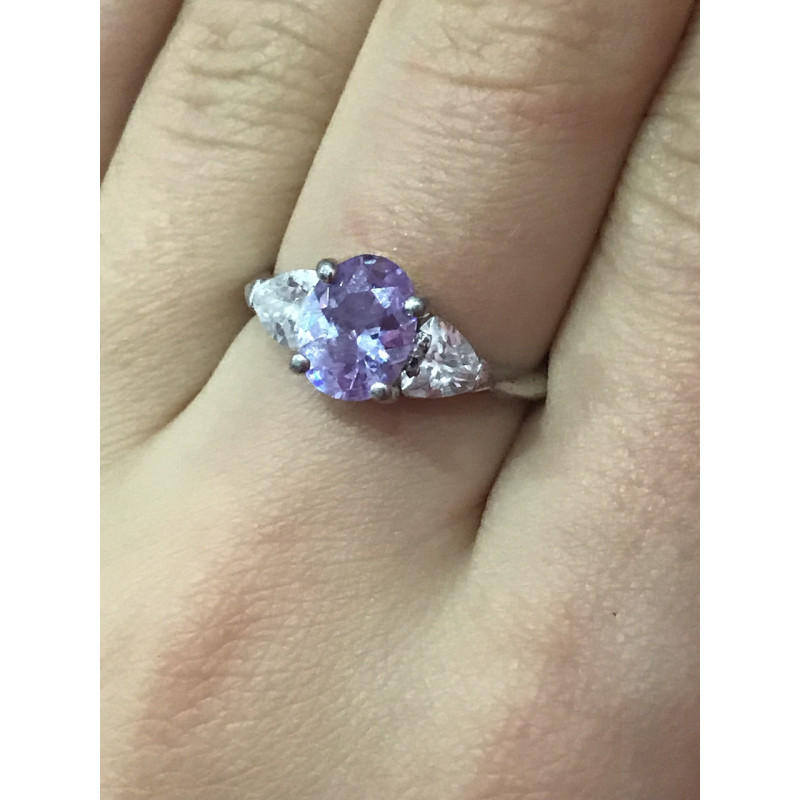 Sky Jewelry Серебряное кольцо 925 пробы с фианитами