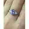 Sky Jewelry Серебряное кольцо 925 пробы с фианитами