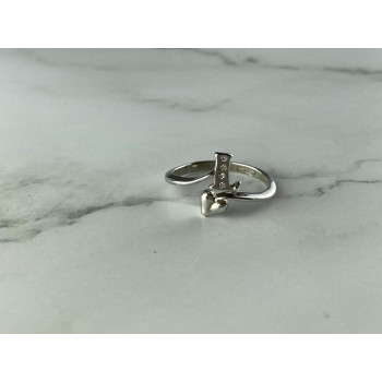 Sky Jewelry Серебряное кольцо 925 пробы с Фианитами * L *