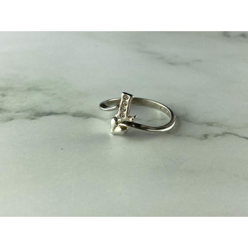 Sky Jewelry Серебряное кольцо 925 пробы с Фианитами * L *