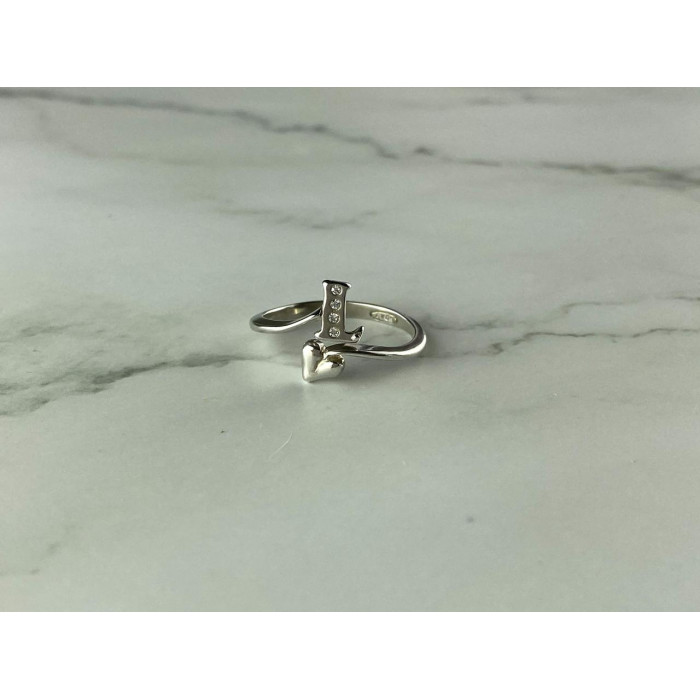 Sky Jewelry Серебряное кольцо 925 пробы с Фианитами * L *