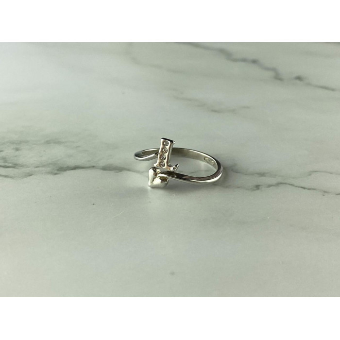 Sky Jewelry Серебряное кольцо 925 пробы с Фианитами * L *