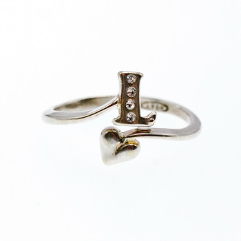 Sky Jewelry Серебряное кольцо 925 пробы с Фианитами * L *