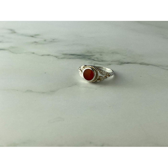 Sky Jewelry Винтажное Серебряное кольцо с Агатом