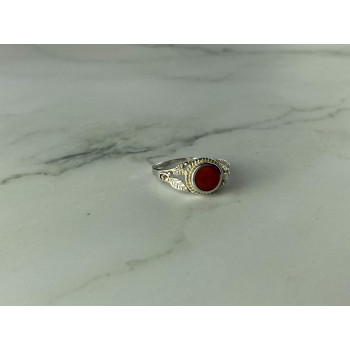 Sky Jewelry Винтажное Серебряное кольцо с Агатом