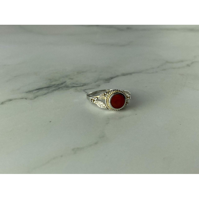 Sky Jewelry Винтажное Серебряное кольцо с Агатом