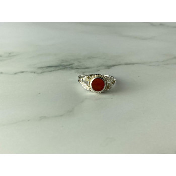 Sky Jewelry Винтажное Серебряное кольцо с Агатом