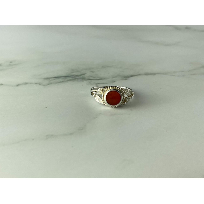 Sky Jewelry Винтажное Серебряное кольцо с Агатом