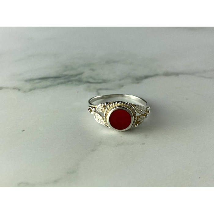 Sky Jewelry Винтажное Серебряное кольцо с Агатом