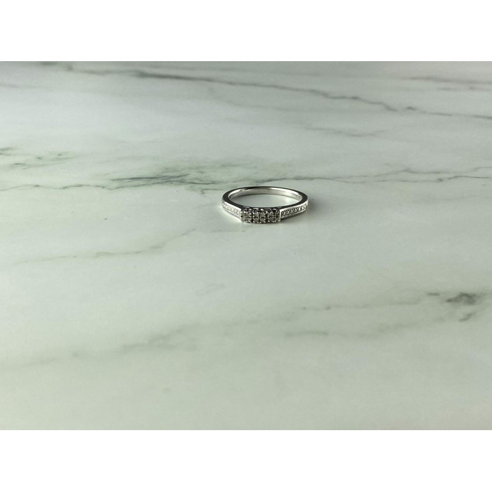 Sky Jewelry Серебряное кольцо 925 проба с камнями белый Топаз