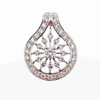 Sky Jewelry Кулон серебро 925 пробы с фианитом