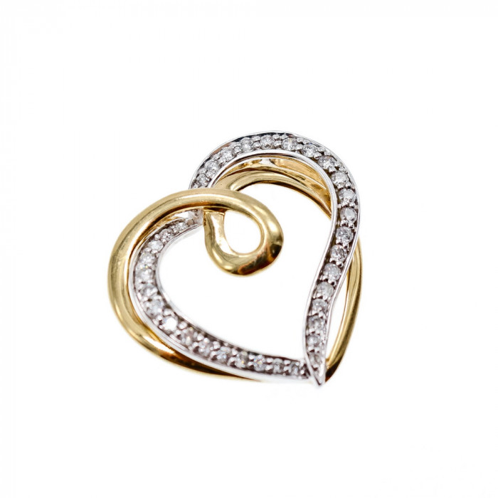 Sky Jewelry Золотой Кулон с Бриллиантами 10К (417 проба)