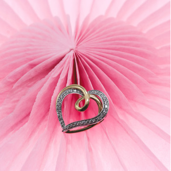 Sky Jewelry Золотой Кулон с Бриллиантами 10К (417 проба)