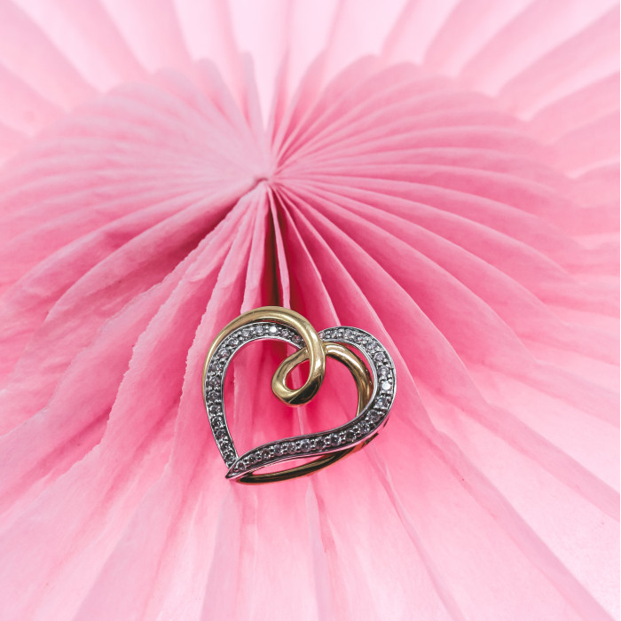 Sky Jewelry Золотой Кулон с Бриллиантами 10К (417 проба)