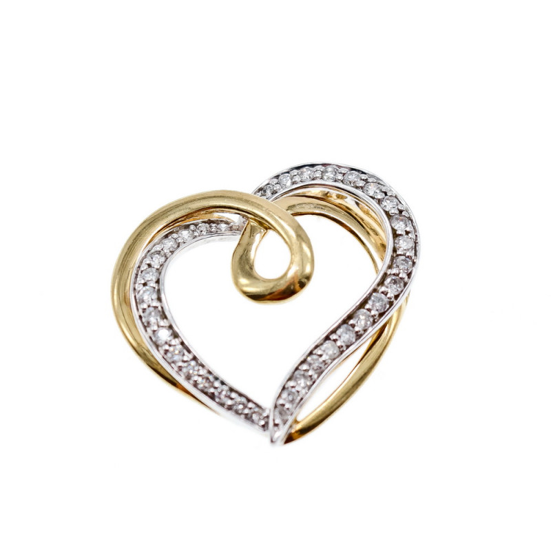 Sky Jewelry Золотой Кулон с Бриллиантами 10К (417 проба)