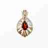 Sky Jewelry Серебряный Кулон с Гранатом 925 проба
