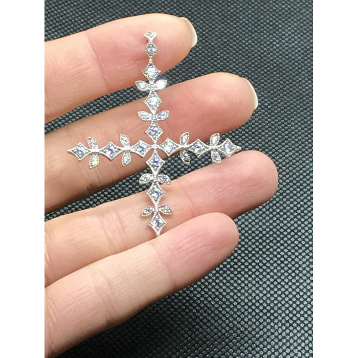 Sky Jewelry Кулон (снежинка) серебро 925 пробы с фианитом