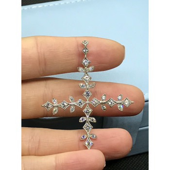 Sky Jewelry Кулон (снежинка) серебро 925 пробы с фианитом