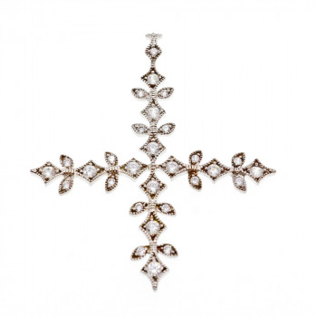 Sky Jewelry Кулон (снежинка) серебро 925 пробы с фианитом