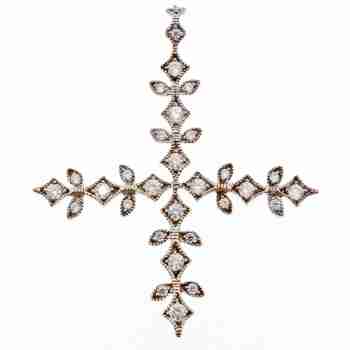 Sky Jewelry Кулон (снежинка) серебро 925 пробы с фианитом