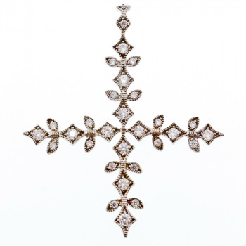 Sky Jewelry Кулон (снежинка) серебро 925 пробы с фианитом